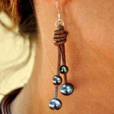 Bohemian Pearl Dangle Earrings for Women, Classic Brincos Female Gift