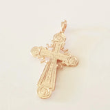 Christian Jewelry 585 Rose Men Women Pendant Necklace