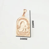 Religious Orthodox Pendant 585 Necklace Pendants Women Men Jewelry