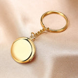 Custom Engrave Name Heart Locket Key Chains, Family Photo Love Keepsake