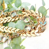 Double Layer Anklet Chain For Women Personality Jewelry