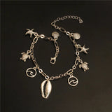Turtle Shell Beach Anklet Sweet Summer Chain for Women Anklet Jewelry