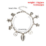 Turtle Shell Beach Anklet Sweet Summer Chain for Women Anklet Jewelry