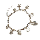 Turtle Shell Beach Anklet Sweet Summer Chain for Women Anklet Jewelry