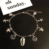 Turtle Shell Beach Anklet Sweet Summer Chain for Women Anklet Jewelry