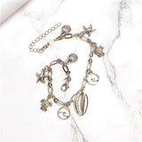 Turtle Shell Beach Anklet Sweet Summer Chain for Women Anklet Jewelry