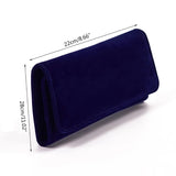 Velvet Jewelry Storage Roll Bag for Necklaces Rings Bracelets