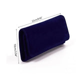 Velvet Jewelry Storage Roll Bag Organizer for Travel