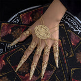 Women Punk Nail Hobby Nail Bracelet Ornament Halloween Party Gothic Gift