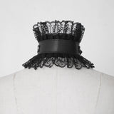 Punk Style Leather Buckle Front Lolita Necklace Choker