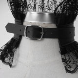 Punk Style Leather Buckle Front Lolita Necklace Choker