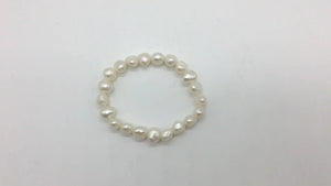 Purple Baroque Pearl Beads Bracelet 8mm