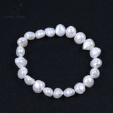 Purple Baroque Pearl Beads Bracelet 8mm