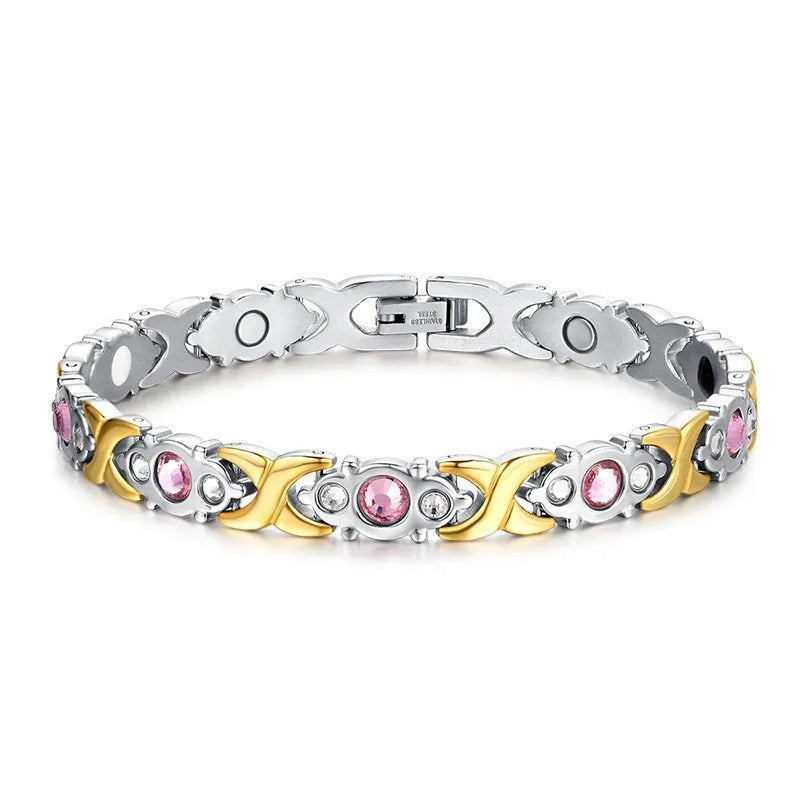 Women Magnetic Therapy Bangle for Weight Loss & Pain Relief