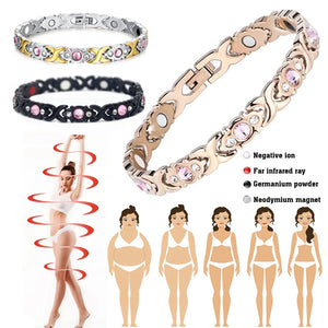 Women Magnetic Therapy Bangle for Weight Loss & Pain Relief