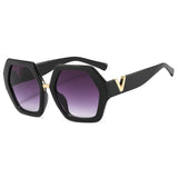 Retro Square Sunglasses UV400 Crystal Eyewear