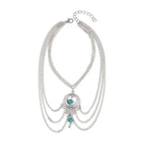 Retro Ethnic Wind Hollow Water Drops Anklet Texture Beach Anklet
