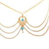 Retro Ethnic Wind Hollow Water Drops Anklet Texture Beach Anklet