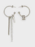 Rhinestone Eddie Hoop Earrings 18k PLATED