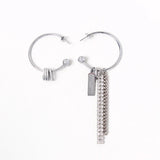 Rhinestone Eddie Hoop Earrings 18k PLATED