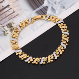 Romantic Heart Bracelet Dubai Ethiopian Women Jewelry