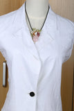 Rose Quartz Pearl Peridot Citrine Flower Vase Brooch Pendant