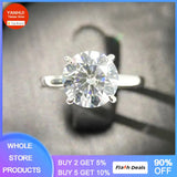 2ct CZ Wedding Band Allergy Tibetan Silver Ring