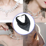 Sequin Necklace for Women Party Banquet Adjustable Collar