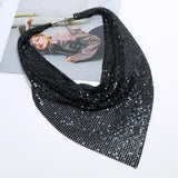 Sequin Necklace for Women Party Banquet Adjustable Collar