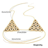 Women Sexy Bra Chain Retro Beach Jewelry Body Chest Necklace
