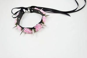 Women Sexy Leather Choker Necklace Punk Goth Collar