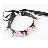 Women Sexy Leather Choker Necklace Punk Goth Collar