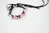 Women Sexy Leather Choker Necklace Punk Goth Collar