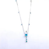 Rhinestone Dangle Navel Piercing Ring