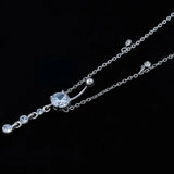 Sexy Rhinestone Dangle Belly Button Chain Navel Piercing Ring Body Jewelry