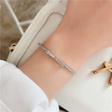 Bowknot Bracelet Zircon Wedding Party Jewelry Gift Metal Bracelet