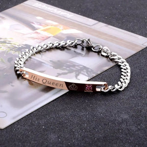 Silver Lucky Bracelet Crystal Heart Charm Bridal Wedding Jewelry Gift