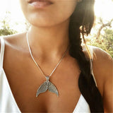 Women Mermaid Tail Necklace Temperament Jewelry Accessories
