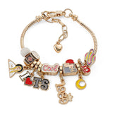 Singer Charm Bracelet Music Album Pendants Dangle Bangle