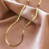 Adjustable Stainless Steel Snake Chain Choker