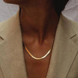 Adjustable Stainless Steel Snake Chain Choker