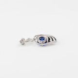925 Silver Pendant Necklace with CZ 18-inch Chain