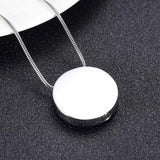 Stainless Steel Heart Urn Necklace with Paw Charm Cremation Ashes Jewelry