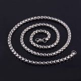 Women Stainless Steel Necklace 2/3/4/5/6mm Round Box Link Chain