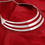 Women Charm Choker Necklace Punk Collar Jewelry