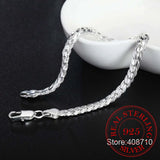Sterling Silver Bracelet 5MM Snake Chain