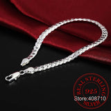 Sterling Silver Bracelet 5MM Snake Chain
