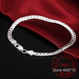 Sterling Silver Bracelet 5MM Snake Chain