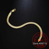 Sterling Silver Bracelet 5MM Snake Chain