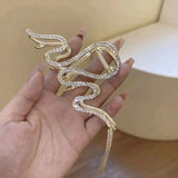 Tassel Chain Snake Hair Claw Crab Clip Barrette Hairpin Women Girls Hair Accesso